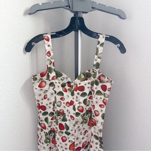 RARE NWT Rouje Angie Strawberry Print dress - Picture 8 of 10